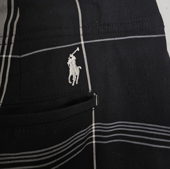 Polo Golf Ralph Lauren Plaid Pleated Golf Skort in Black / Gray Size 10 - Picture 6 of 11